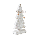 Snowy Wooden Tree- 10.25x4.75x2.25