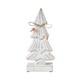 Snowy Wooden Tree- 10.25x4.75x2.25