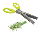 Herb Scissors w/ 5 Blades - Stainless-Steel