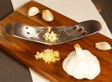 Garlic Crusher w/Herb Striper-Stainless Steel