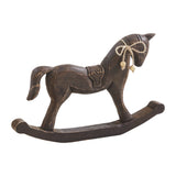 Dark Wooden Rocking Horse