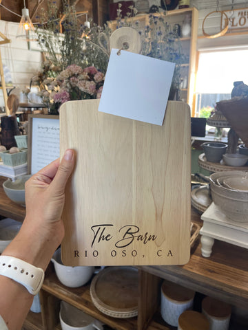 The Barn Cutting Board