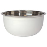 Matte Steel White Mixing Bowls Set of 3