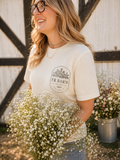 FR Barn Tee- Vintage Cream