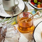 Honey Dipper Set, Includes Glass Jar & Wood Dipper