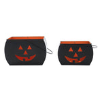 Tealight Holders Trick Or Treat Black