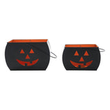 Tealight Holders Trick Or Treat Black