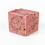 Marseille soap block/ Crushed Rose petals