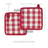 Annie Buffalo Check Red Pot Holder