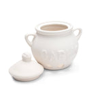 Fox Run Ceramic Garlic Keeper, White, 5.75" x 5.25" x 5.5"