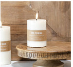 4" LED Pillar Candle