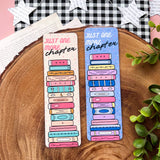 Just One More Chapter Bookmark: Blue