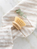Sisal Bamboo Dish Brush with Replaceable Head – Wide Design: Full Brush