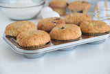 Fox Run Stainless Steel Muffin Pan, 6-Cups, 10.5" x 7.25"