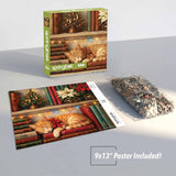 Cozy Christmas Nook 500 Piece Jigsaw Puzzle - New Premium Bo