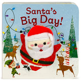 Santa's Big Day Christmas Finger Puppet Board Book