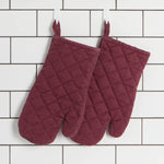 Heirloom Wine Stonewash Oven Mitt