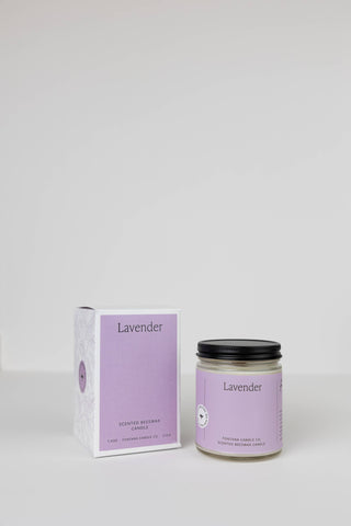 Lavender Essential Oil Beeswax Wooden Wick Jar Candle