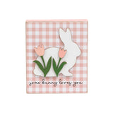 Some Bunny Loves You Bunny & Tulip Block