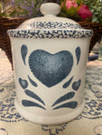 Country Blue Heart Canister (Large)