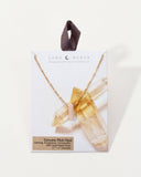 Pink Opal Beam Necklace