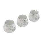 Jack-O-Lantern Candle Holder Antique White - 3x3.5x3.5