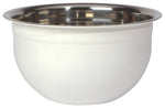 Matte Steel White Mixing Bowls Set of 3