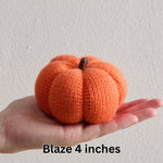 Cozy Knit Pumpkins "Spiced Maple" 2.5"