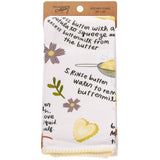 Homemade Butter Recipe Kitchen Towel