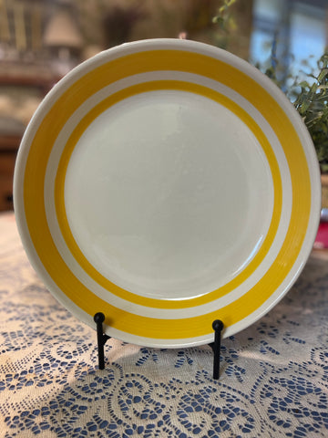 Vintage Yellow Pasta Bowl (Italy)