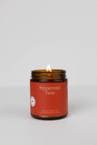 Peppermint Twist Essential Oil Natural Beeswax Jar Candle