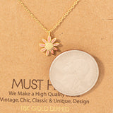 Dainty Daisy Flower Necklace