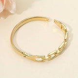 Chain Link Bangle Bracelet