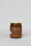 Cinnamon Orange Clove Essential Oil Beeswax Jar Candle