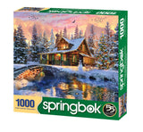 Rocky Mountain Christmas 1000 Piece Jigsaw Puzzle: 1000