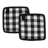 Annie Buffalo Check Black Pot Holder