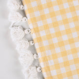 Yellow Gingham Table Runner