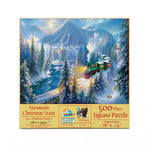 Mountain Christmas Train 500 pc Puzzle