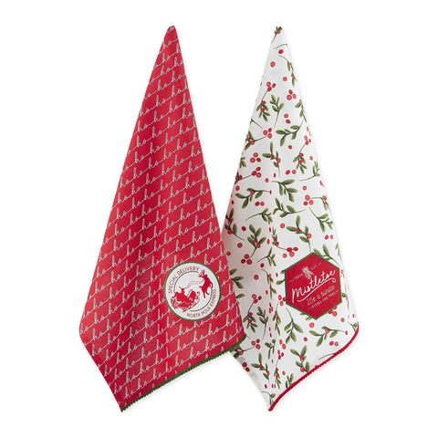 Special Delivery Embellished Dishtowels