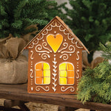 Metal Gingerbread House Luminary - 9.75"H