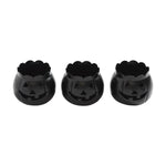 Jack-O-Lantern Candle Holder Black - 3x3.5x3.5
