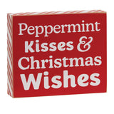 Peppermint Kisses Mini Box Sign