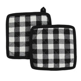 Annie Buffalo Check Black Pot Holder
