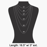Metallic And Semi Precious Stone Beaded Necklace