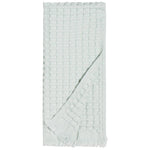 Mist Organic Cotton Waffle Hand Towel