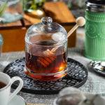 Honey Dipper Set, Includes Glass Jar & Wood Dipper