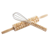 Embossed Decorative Whisk, Winter Design