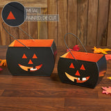 Tealight Holders Trick Or Treat Black