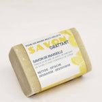 Marseille soap Scrub bar with Shea Butter - Lemon Essential Oil