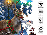 Santa's Favorite Reindeer 500 Piece Jigsaw Puzzle